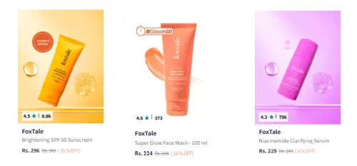 Image of Foxtale Beauty Product Buy one Get one Free
