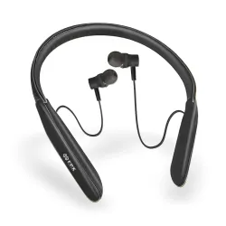 FPX Fusion 65Hr Playtime with Superior Sound Neckband Headphone Bluetooth Headset (Black, in The Ear)