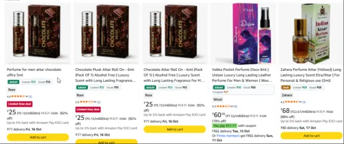 Image of Fragrance at minimum 92% Discount