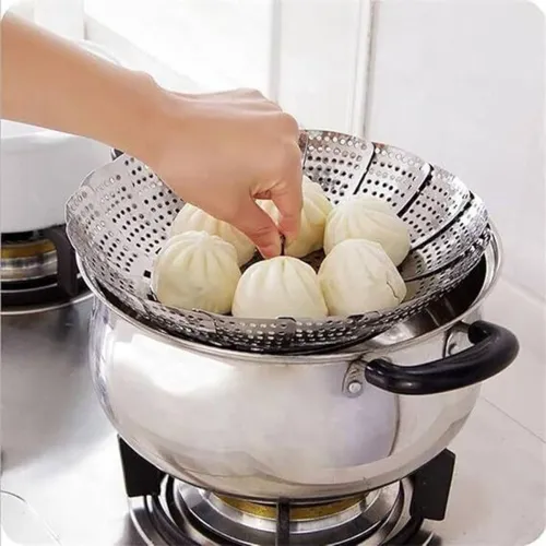 Image of frankz Stainless Steel Foldable Steamer  (15 L)