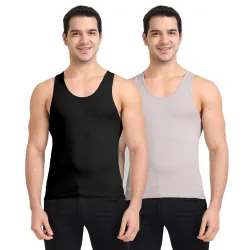 Freecultr Cotton Sleeveless Round Neck Innerwear Vest for Men
