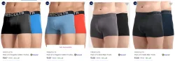 FREECULTR Mens Briefs and Trunks at minimum 76% Discount