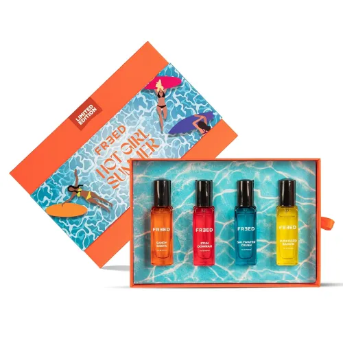 Image of Freed Hot Girl Summer EDP Intense (4x20ml), Limited Edition Perfume Set | Long-lasting Perfume for Women | Beachy, Sexy,