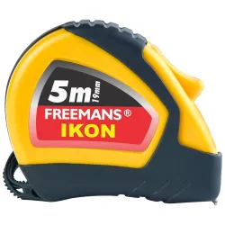 FREEMANS IKON 5m:19mm Steel Inchi Measuring Tape