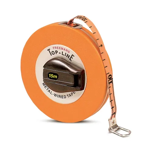 Image of FREEMANS Top Line 15m:16mm Metal Wired Measuring Tape