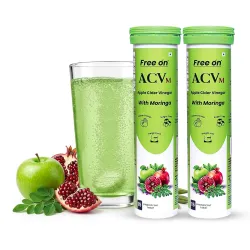 Free On ACV Moringa Effervescent Tablets, Pack of 2