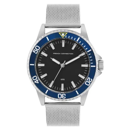 Image of French Connection Analog Black Dial Men's Watch-FCE23SM