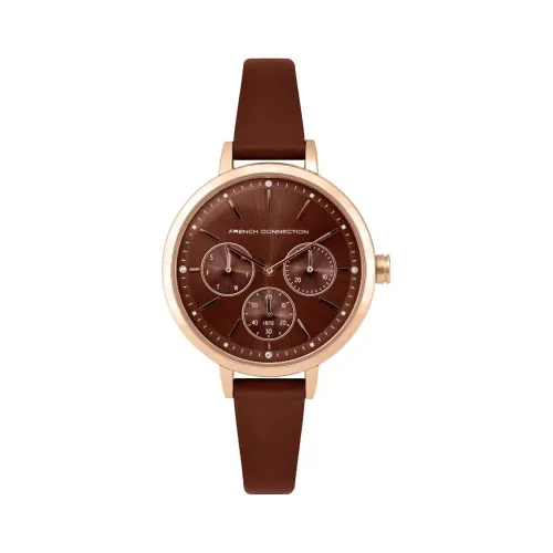 Image of French Connection Analog Brown Dial Women's Watch-FC134T