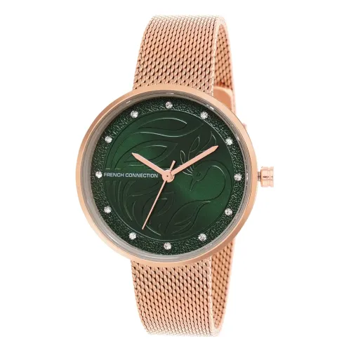 Image of French Connection Analog Green Dial Women's Watch