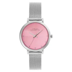 French Connection Analog Pink Dial Womens Watch
