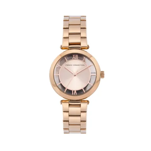 Image of French Connection Analog Rose Gold Dial Women's Watch-FCL0001A
