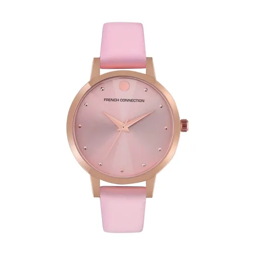 Image of French Connection Analog Pink Dial Women's Watch-FCN00017I