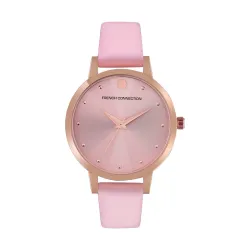 French Connection Analog Pink Dial Womens Watch-FCN00017I