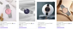 French Connection analog women’s watch Upto 85-90% Disocunt