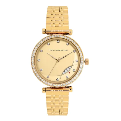 Image of French Connection Analog Women's Watch (Dial Colored Strap)