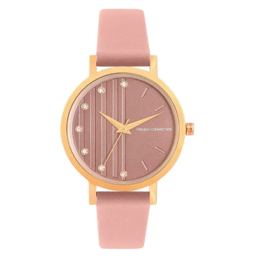 Image of French Connection Analog Women's Watch (Dial Colored Strap)