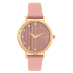 French Connection Analog Womens Watch (Dial Colored Strap)