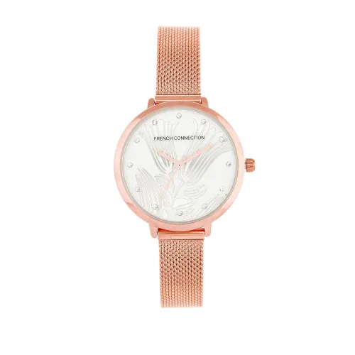 Image of French Connection Analog Women's Watch (Dial Colored Strap)