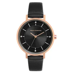 French Connection Analog Womens Watch (Dial Colored Strap)