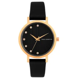 French Connection Analog Womens Watch (Dial Colored Strap)