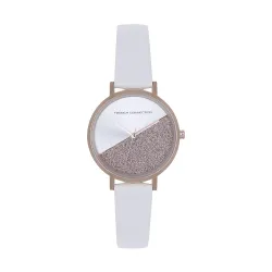 French Connection Analog Womens Watch (Dial Colored Strap)