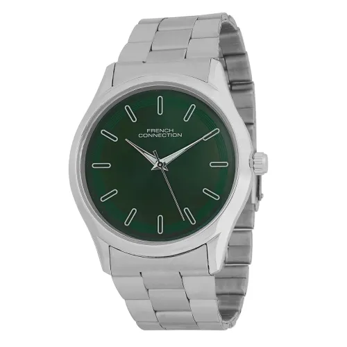 Image of French Connection Axiom Men’s Green Sunray Dial Analog