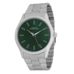French Connection Axiom Men’s Green Sunray Dial Analog