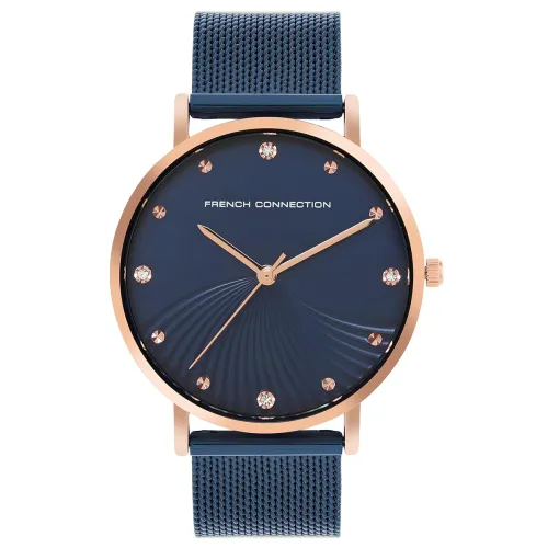 Image of French Connection Blue Dial Analog Watch for Women
