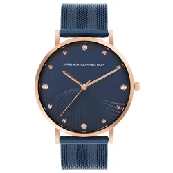 French Connection Blue Dial Analog Watch for Women
