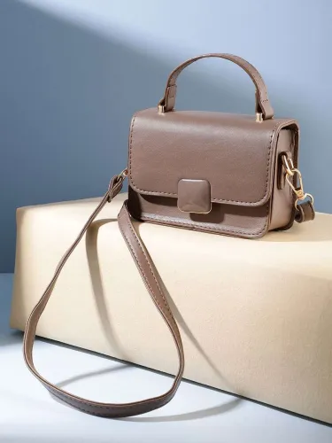 Image of French Connection Brown Women Satchel SatchelBrown