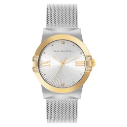 French Connection Chic Silver Round Dial Women's Watch - FCU1SM
