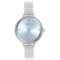 French Connection Éclat Teal Round Dial Womens Analogue Watch FCN074SM