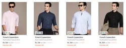 French Connection Collar Casual Shirt Starting At ₹539