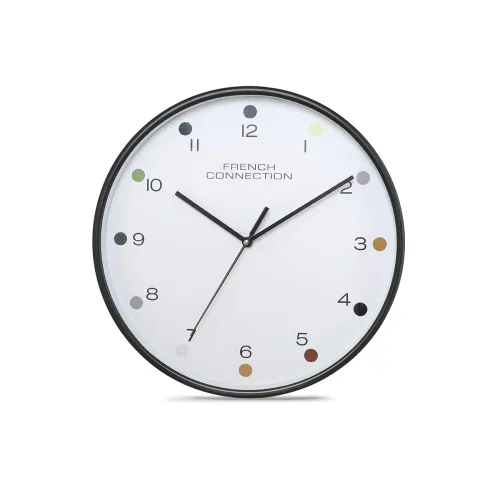Image of French Connection Elegant Decorative Analog Wall Clock
