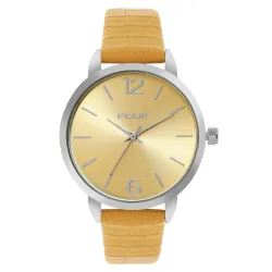 French Connection FCUK Mustard Dial Analog Watch for Men - FK00030A