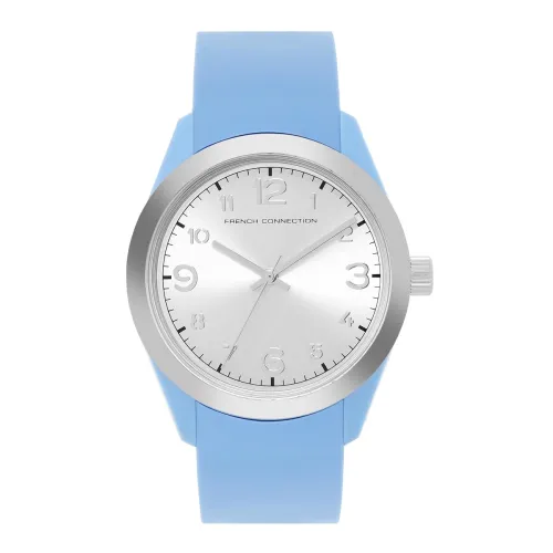 Image of French Connection GLOMARK FW25 Unisex Analog Watch, 39mm Silver Case