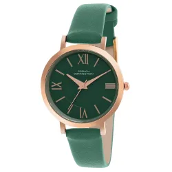 French Connection Green Dial Women Watch