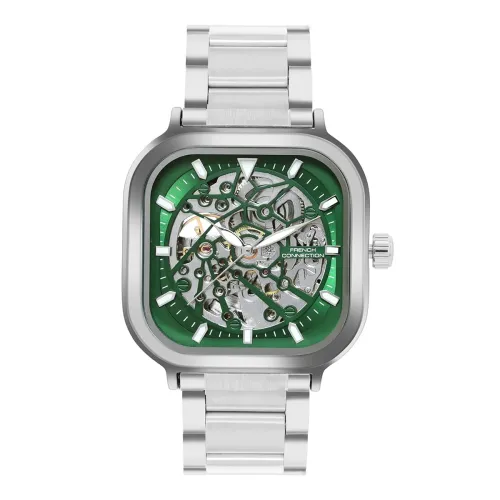 Image of French Connection Green Sunray Dial | Automatic Watch for Men's | FCA27NSM