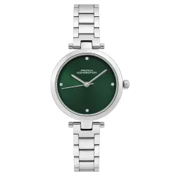 French Connection Green Sunray Dial, Analog Watch for Women - FCN0166NSM