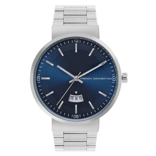 Image of French Connection Jake Blue Round Analog Watch
