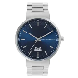 French Connection Jake Blue Round Analog Watch