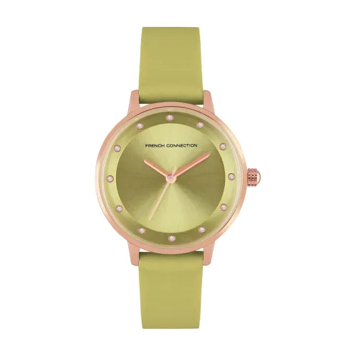 Image of French Connection Leather Analog Women’s Watch FCN00035G