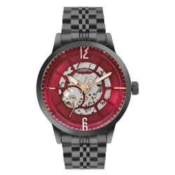 French Connection Men Analogue Automatic Burgundy Dial Watch-FCA20BM