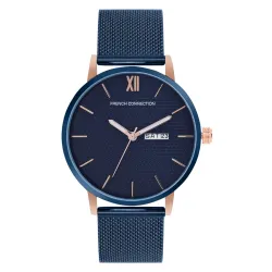 French Connection Mens Analog Watch Blue 