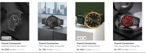Image of French Connection Men's Watch up to 80% Discount 