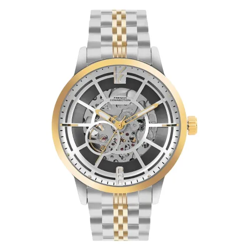 Image of French Connection Men Analogue Automatic White Dial Watch