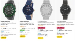 French Connection Mens Analog Watch Minimum 70% Discount