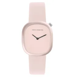 French Connection Pink Silicone Watch