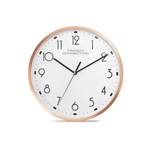 Image of French Connection Plastic Elegant Decorative Analog Wall Clock