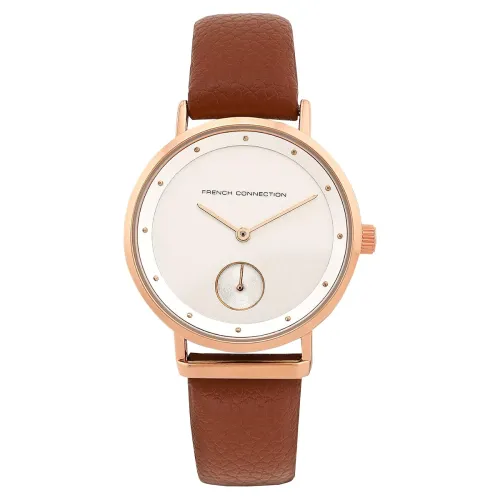 Image of French Connection Silver Dial Analog Watch for Women-FCW09BRL